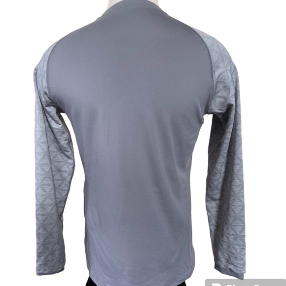 NIKE PRO Training Shirt Grey DriFit Moisture Wick Performance Size Large - Picture 2 of 10